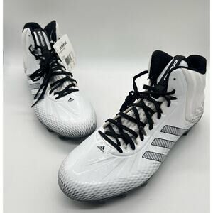 Adidas‎ Shoes Mens 14 White Crazy Quick Mid Performance Football Cleats NEW